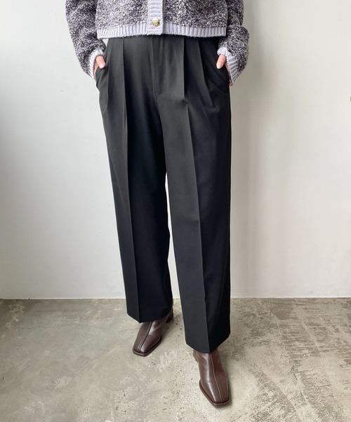 LOWRYS FARM（ローリーズファーム）の「ＴＲスタイルＵＰワイドパンツ　 965188（その他パンツ・レディース・ブラック/グレー/ブルー/アイボリー/ブラック系その他・SMALL/MEDIUM/LARGE）」の8枚目の写真