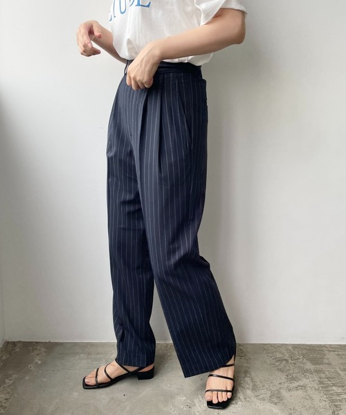 LOWRYS FARM（ローリーズファーム）の「ＴＲスタイルＵＰワイドパンツ　 965188（その他パンツ・レディース・ブラック/グレー/ブルー/アイボリー/ブラック系その他・SMALL/MEDIUM/LARGE）」の12枚目の写真