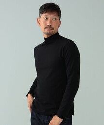 BRILLA per il gusto | Brilla per il gusto / ジャージー モックネック ロングスリーブ Tシャツ(Tシャツ/カットソー)