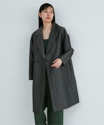 INED（イネド）の「リネンライクノーカラーコート《KF SHORE  