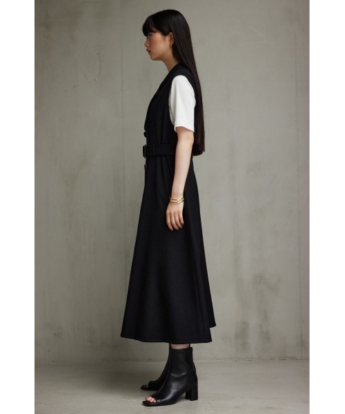 AZUL by moussy（アズールバイマウジー）の「トレンチジレワンピース（ワンピース・レディース・ブラック/カーキ/グレー系その他/ベージュ・SMALL/MEDIUM）」の9枚目の写真