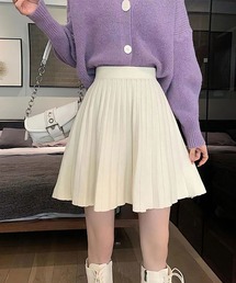 ニットプリーツスカート