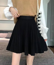 ニットプリーツスカート