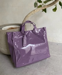 レディースのバッグ（パープル/紫色系・エナメル）ファッション通販