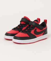 NIKE（ナイキ）の「NIKE ナイキ COURT BOROUGH LOW RECRAFT PS キッズスニーカー(コートボローLOWリクラフトPS) DV5457 600 ユニバーシティレッド/ブラック/ホワイト（スニーカー・キッズ）」