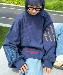 SOUNDSGOOOOD | 【SOUNDS GOOOOD / サウンズグッド】総柄刺繍クルーネックスウェット(スウェット)