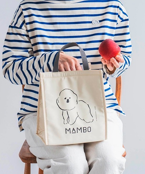 MAMBO(マンボ)の「MAMBO 保冷バッグ Lサイズ(トートバッグ・レディース・ピンク/グレー/クリーム/ライトグレー・FREE)」の3枚目の写真