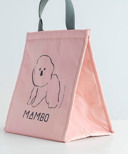 MAMBO(マンボ)の「MAMBO 保冷バッグ Lサイズ(トートバッグ・レディース・ピンク/グレー・FREE)」の7枚目の写真