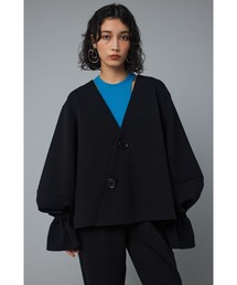 HeRIN.CYE | Feels v-neck Cardigan (ﾌｨｰﾙｽﾞ Vﾈｯｸ ｶｰﾃﾞｨｶﾞﾝ)(ノーカラージャケット)