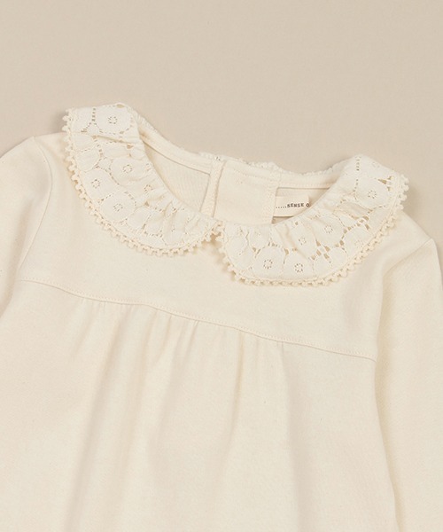 sense of wonder（センスオブワンダー）の「アイリッシュブラウス【日本製】（シャツ/ブラウス・キッズ・キナリ・110cm/80ｃｍ/120cm/100cm/90cm）」の3枚目の写真