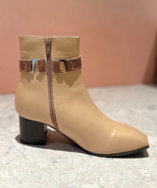 apres jour clair（アプレジュールクレア）の「【apres jour clair】2WAYリボンショートブーツ【ZOZOTOWN限定アイテム】（ブーツ・レディース・ブラック/ダークブラウン/ベージュ・MEDIUM/SMALL/LARGE/X-LARGE）」の8枚目の写真