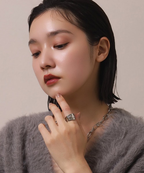 LHME(エルエイチエムイー)の「【WEB限定】”Aqua”リング/サージカルステンレス(金属アレルギー対応)【LHME / エルエイチエムイー】(リング・レディース・シルバー/ゴールド・11号/13号/15号)」の14枚目の写真