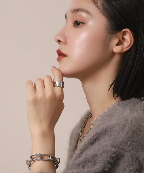 LHME(エルエイチエムイー)の「【WEB限定】”Aqua”リング/サージカルステンレス(金属アレルギー対応)【LHME / エルエイチエムイー】(リング・レディース・シルバー/ゴールド・11号/13号/15号)」の15枚目の写真