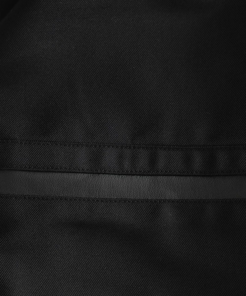 HARE（ハレ）の「フェイクレザーキリカエショートシャツ(HARE)（シャツ/ブラウス・レディース・グレー/ブラック・FREE）」の22枚目の写真