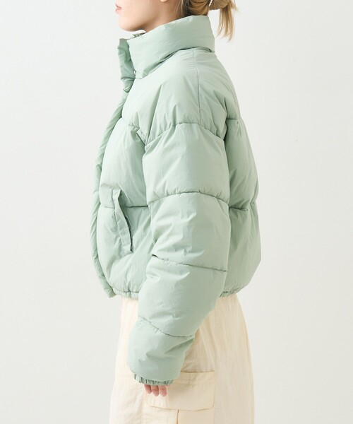 ZARA 中綿ポリエステルフーデットショート丈ジャケット オフホワイト 海外S ZARA 中綿ポリエステルフーデットショート丈ジャケット オフ