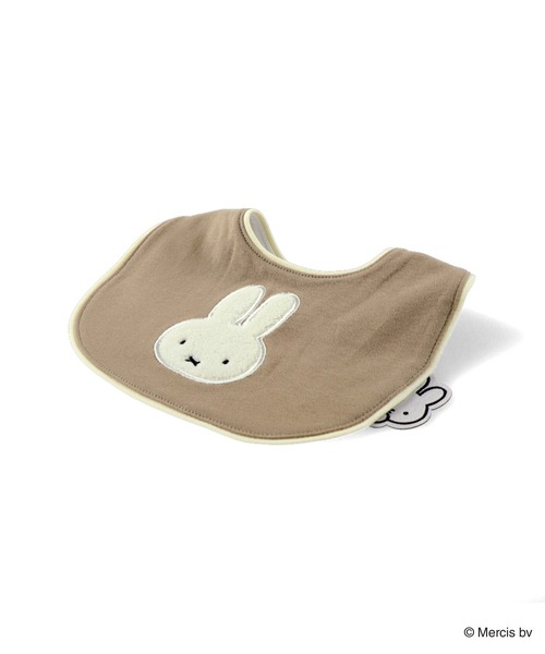 Miffy( ミッフィー)の「【ベビー/miffy/ミッフィー】アップリケスタイ(スタイ/よだれかけ・キッズ・ピンク/ブラウン・FREE)」の5枚目の写真