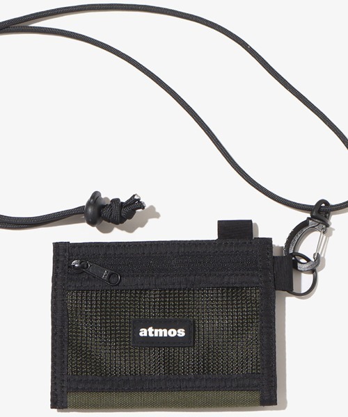 atmos/atmos girls(アトモスアトモスガール)の「atmos Shoulde Coin Wallet / アトモス ショルダー コイン ウォレット(財布・メンズ・ブラック/オリーブ・ONE SIZE)」の1枚目の写真