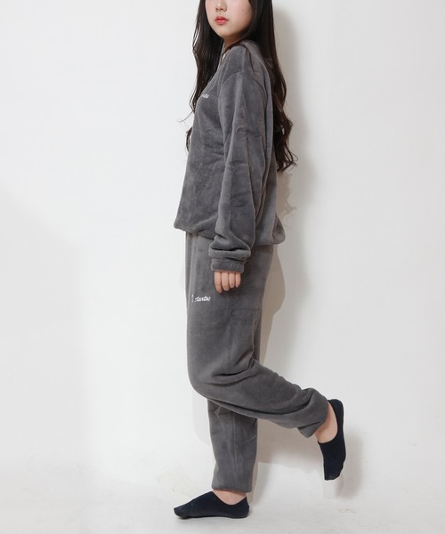 NinaetLina（ニナエリナ）の「ボアセットアップパジャマ（ルームウェア/パジャマ・レディース・グレー/ブラウン/ブルー/ピンク/レッド・FREE）」の22枚目の写真