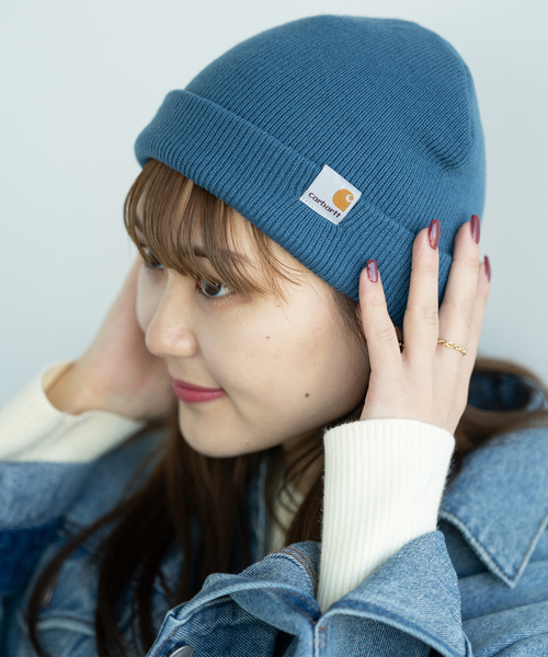 Carhartt WIP（カーハートダブリューアイピー）の「【CARHARTT WIP / カーハート ダブリューアイピー】 STRATUS HAT LOW（ハット・メンズ・ライトグレー/ネイビー/ブラック/ブルー・FREE）」の4枚目の写真