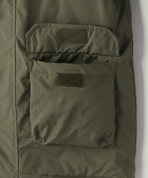 ikka(イッカ)の「裏キルト中綿アーバンコート(120~160cm)(モッズコート・キッズ・ブラック/カーキオリーブ・120/130/140/150/160)」の6枚目の写真