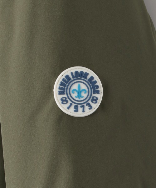 ikka(イッカ)の「裏キルト中綿アーバンコート(120~160cm)(モッズコート・キッズ・ブラック/カーキオリーブ・120/130/140/150/160)」の9枚目の写真