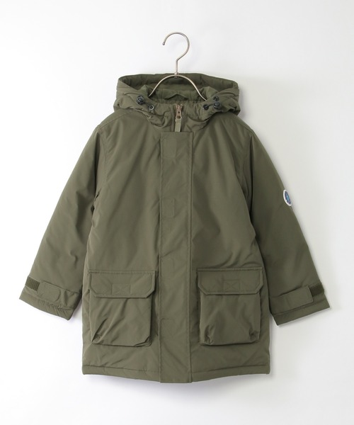 ikka(イッカ)の「裏キルト中綿アーバンコート(120~160cm)(モッズコート・キッズ・ブラック/カーキオリーブ・120/130/140/150/160)」の16枚目の写真