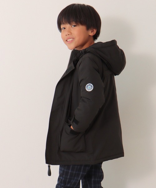 ikka(イッカ)の「裏キルト中綿アーバンコート(120~160cm)(モッズコート・キッズ・ブラック/カーキオリーブ・120/130/140/150/160)」の18枚目の写真