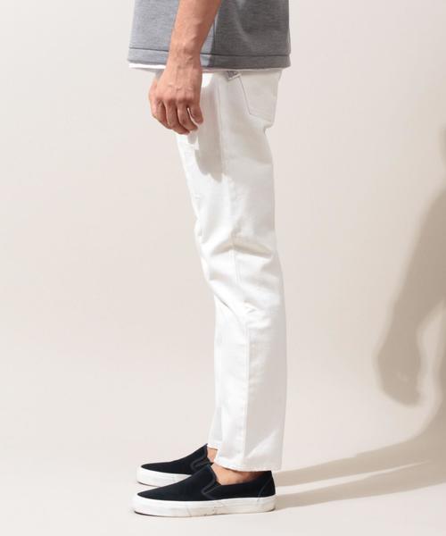 BEAUTY&YOUTH UNITED ARROWS（ビューティーアンドユースユナイテッドアローズ）の「BY ∴ クラフト セルビッチ ホワイトデニムパンツ◆（デニムパンツ・メンズ・オフホワイト・28inch/30inch/34inch/32inch）」の11枚目の写真