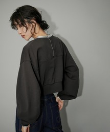 【WEB限定】メタリックコンビスウェット