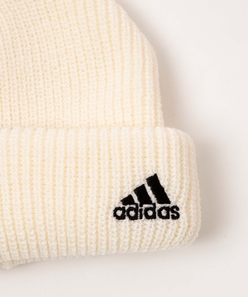 adidas（アディダス）の「WEGO/adidas 2way KNIT WATCH（ニットキャップ/ビーニー・レディース・ブラック/オレンジ/ホワイト・FREE）」の9枚目の写真