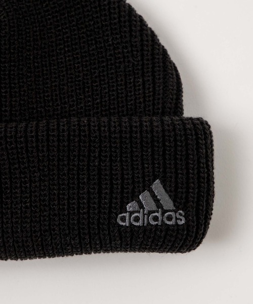 adidas（アディダス）の「WEGO/adidas 2way KNIT WATCH（ニットキャップ/ビーニー・レディース・ブラック/オレンジ/ホワイト・FREE）」の10枚目の写真