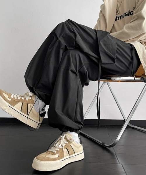 MGV(エムジーヴィー)の「ルーズカーゴパンツ(カーゴパンツ・メンズ・ブラック/カーキ/グレー・LARGE/MEDIUM/X-LARGE)」の21枚目の写真