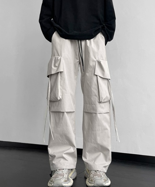 MGV(エムジーヴィー)の「ルーズカーゴパンツ(カーゴパンツ・メンズ・ブラック/カーキ/グレー・LARGE/MEDIUM/X-LARGE)」の22枚目の写真