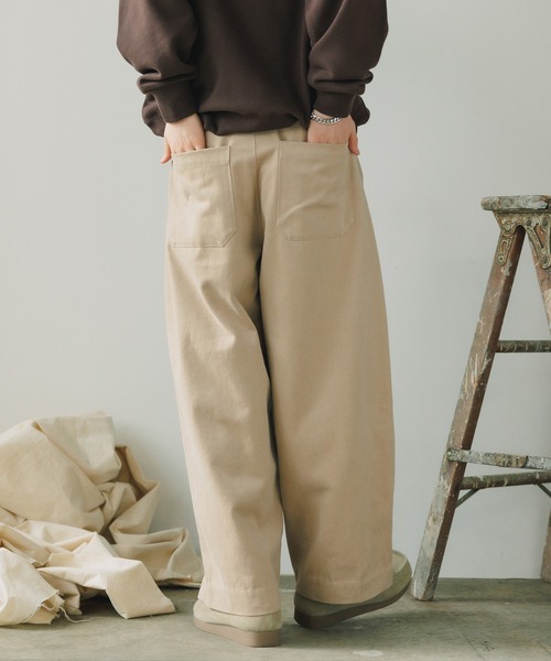 ROOPTOKYO（ループトウキョウ）の「ROOPTOKYO×かや ワンタックチノパンツ コラボ（チノパンツ・メンズ・ブラック/ベージュ・M/L）」の21枚目の写真