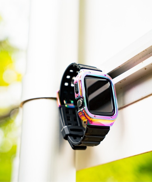 zandy ズィー・アンド・ワイ/ Apple Watch【ステンレス一体式バンド】 アップルウォッチバンド TPUベルト // sports5（デジタル腕時計）｜zandy（ズィーアンドワイ）