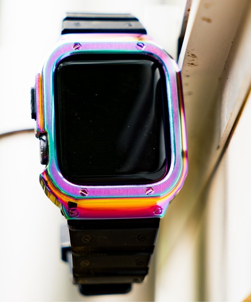 zandy ズィー・アンド・ワイ/ Apple Watch【ステンレス一体式バンド】 アップルウォッチバンド TPUベルト // sports5（デジタル腕時計）｜zandy（ズィーアンドワイ）