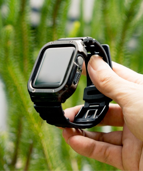 zandy ズィー・アンド・ワイ/ Apple Watch【ステンレス一体式バンド】 アップルウォッチバンド TPUベルト // sports5（デジタル腕時計）｜zandy（ズィーアンドワイ）