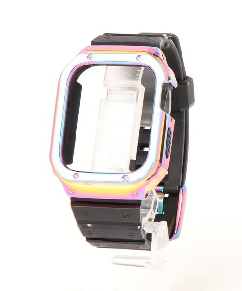 zandy ズィー・アンド・ワイ/ Apple Watch【ステンレス一体式バンド】 アップルウォッチバンド TPUベルト // sports5（デジタル腕時計）｜zandy（ズィーアンドワイ）