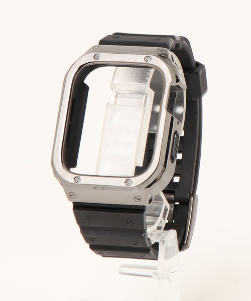 zandy ズィー・アンド・ワイ/ Apple Watch【ステンレス一体式バンド】 アップルウォッチバンド TPUベルト // sports5（デジタル腕時計）｜zandy（ズィーアンドワイ）