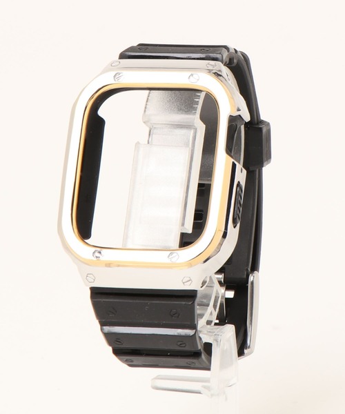 zandy ズィー・アンド・ワイ/ Apple Watch【ステンレス一体式バンド】 アップルウォッチバンド TPUベルト // sports5（デジタル腕時計）｜zandy（ズィーアンドワイ）