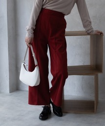 NAVY 起毛ツイル ワイドパンツ