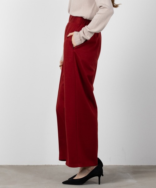 NAVY（ネイビー）の「NAVY  起毛ツイル ワイドパンツ（その他パンツ・レディース・ブラック/ボルドー/マスタード/ベージュ・M/L）」の6枚目の写真