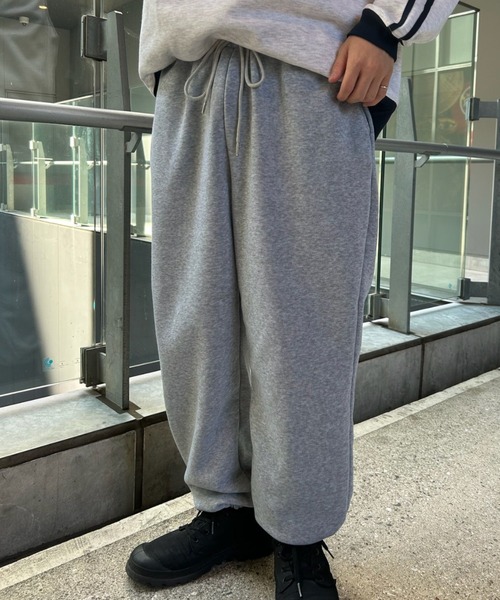 B.R.U（ブル）の「シンプルスウェットパンツ / 裏起毛スウェット（スウェットパンツ・メンズ・グレー/ブラック/チャコールグレー・LARGE/MEDIUM）」の6枚目の写真