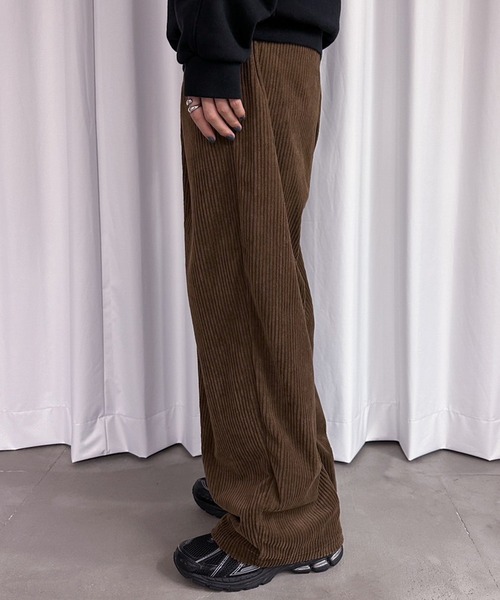 MUHET（ミュエータ）の「コーデュロイパンツ（その他パンツ・レディース・チャコールグレー/ブラウン/カーキ・MEDIUM/SMALL/X-LARGE）」の5枚目の写真