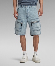 G-STAR | DENIM CARGO LOOSE SHORTS/ワイドカーゴデニムショートパンツ(カーゴパンツ)
