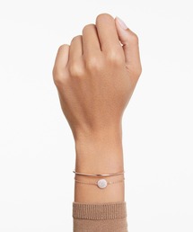 スワロフスキー Sublima バングル スノーパヴェ ローズゴールドトーン SWAROVSKI ブレスレット 「公式」「スワロフスキー」Meteora