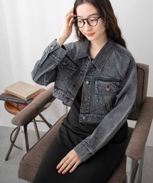 WEGO | WEGO/【24年春夏新作】ショートデニムジャケット(デニムジャケット)