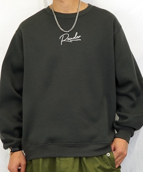 Burner(バーナー)の「【GROOVY STORE】プリントスウェットクルー裏起毛(スウェット・メンズ・ブラック/サックスブルー/ブルー/ライトブラック/ホワイト/ブラック系その他2/スミクロ/ホワイト系その他2・LL/M/L)」の5枚目の写真