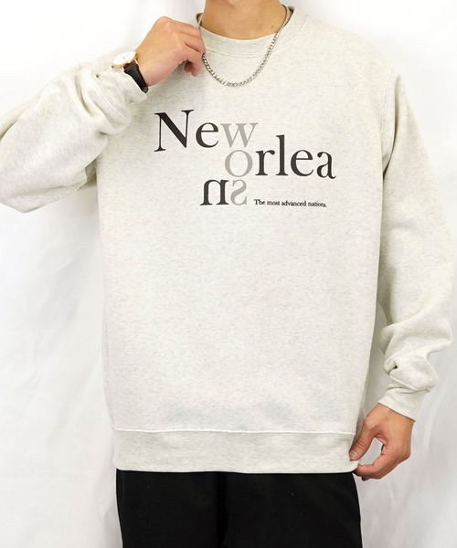 Burner(バーナー)の「【GROOVY STORE】プリントスウェットクルー裏起毛(スウェット・メンズ・ブラック/サックスブルー/ブルー/ライトブラック/ホワイト/ブラック系その他2/スミクロ/ホワイト系その他2・LL/M/L)」の20枚目の写真
