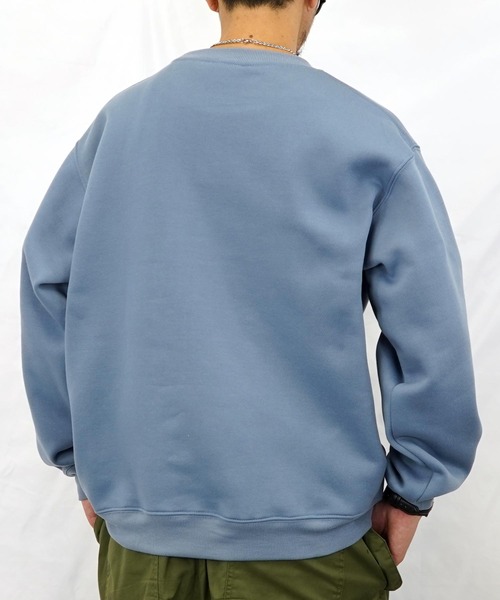 Burner(バーナー)の「【GROOVY STORE】プリントスウェットクルー裏起毛(スウェット・メンズ・ブラック/サックスブルー/ブルー/ライトブラック/ホワイト/ブラック系その他2/スミクロ/ホワイト系その他2・LL/M/L)」の12枚目の写真